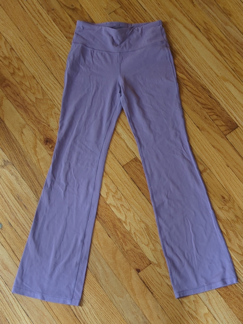 Athleta Lavender Flare Yoga Pants